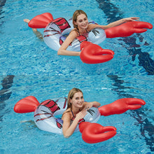 Load image into Gallery viewer, Lobster Shape Inflatable PVC Swimming Ring Floating bed,Size: 160x95x90cm