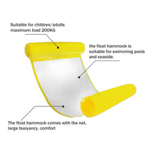 Load image into Gallery viewer, Foldable Double-purpose Backrest Float Hammock with Net, Size: 130x73cm, Size: 130x73cm (Sapphire Blue)