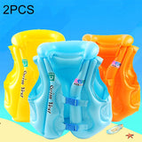 2 PCS B Code Float Inflatable Life Jacket Swimsuit, Size: Medium, Random Color Delivery