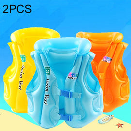 2 PCS C Code Children Float Inflatable Life Jacket Swimsuit, Size: Small, Random Color Delivery
