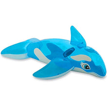 Load image into Gallery viewer, Summer Water Fun Inflatable Blue Whale Shaped Pool Ride-on Swimming Ring Floats, Size: 151*117cm