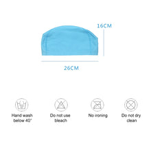 Load image into Gallery viewer, Adult Waterproof PU Coating Stretchy Swimming Cap Keep Long Hair Dry Ear Protection Swim Cap
