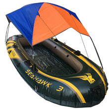 Load image into Gallery viewer, 68347 Folding Awning Canoe Rubber Inflatable Boat Parasol Tent for 2 Person,Boat is not Included, 68347