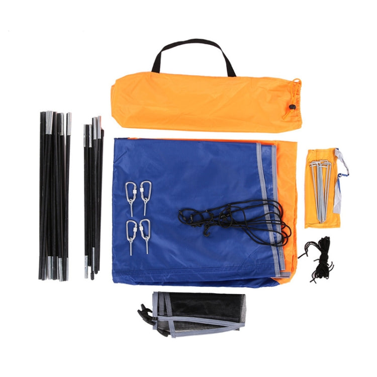 68347 Folding Awning Canoe Rubber Inflatable Boat Parasol Tent for 2 Person,Boat is not Included, 68347