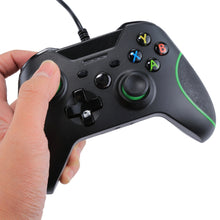 Load image into Gallery viewer, Wired USB Game Controller Gamepad for XBOX ONE Console / PC / Laptop, Cable Length: About 2.1m, HSY-008 (Black), HSY-008