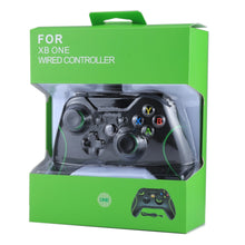 Load image into Gallery viewer, Wired USB Game Controller Gamepad for XBOX ONE Console / PC / Laptop, Cable Length: About 2.1m, HSY-008 (Black), HSY-008