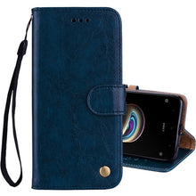 Load image into Gallery viewer, For Xiaomi  Redmi 5A Business Style Oil Wax Texture Horizontal Flip Leather Case with Holder &amp; Card Slots &amp; Wallet &amp; Lanyard