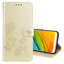 Load image into Gallery viewer, For Xiaomi Redmi 5 Plus Rose Embossed Horizontal Flip Environmental PU Leather Case with Holder &amp; Card Slots &amp; Wallet