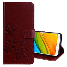 Load image into Gallery viewer, For Xiaomi Redmi 5 Plus Rose Embossed Horizontal Flip Environmental PU Leather Case with Holder &amp; Card Slots &amp; Wallet