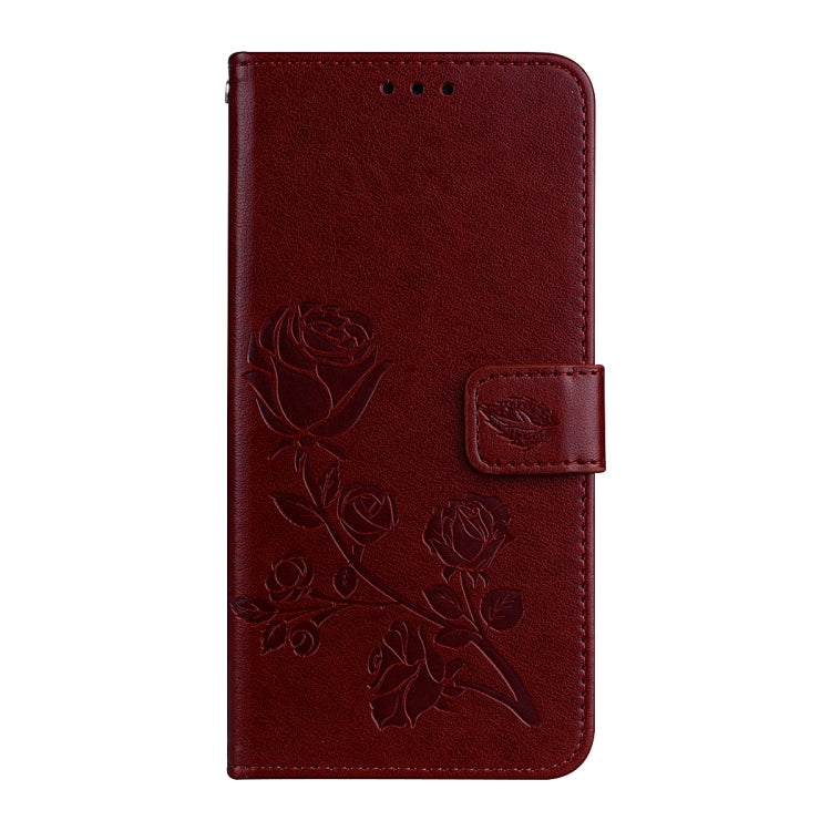 For Xiaomi Redmi 5 Plus Rose Embossed Horizontal Flip Environmental PU Leather Case with Holder & Card Slots & Wallet