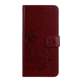 For Xiaomi Redmi 5 Plus Rose Embossed Horizontal Flip Environmental PU Leather Case with Holder & Card Slots & Wallet
