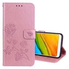 Load image into Gallery viewer, For Xiaomi Redmi 5 Rose Embossed Horizontal Flip Environmental PU Leather Case with Holder &amp; Card Slots &amp; Wallet