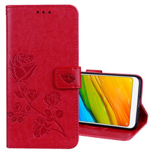 Load image into Gallery viewer, For Xiaomi Redmi 5 Rose Embossed Horizontal Flip Environmental PU Leather Case with Holder &amp; Card Slots &amp; Wallet