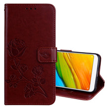 Load image into Gallery viewer, For Xiaomi Redmi 5 Rose Embossed Horizontal Flip Environmental PU Leather Case with Holder &amp; Card Slots &amp; Wallet