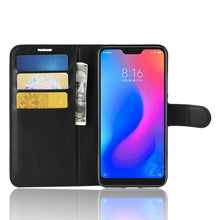 Load image into Gallery viewer, Litchi Texture Horizontal Flip Leather Case for Xiaomi Redmi 6 Pro / Mi A2 Lite, with Wallet &amp; Holder &amp; Card Slots, For Redmi 6 Pro
