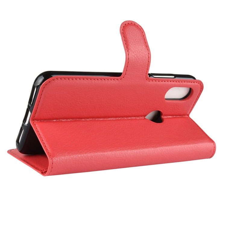 Litchi Texture Horizontal Flip Leather Case for Xiaomi Redmi 6 Pro / Mi A2 Lite, with Wallet & Holder & Card Slots