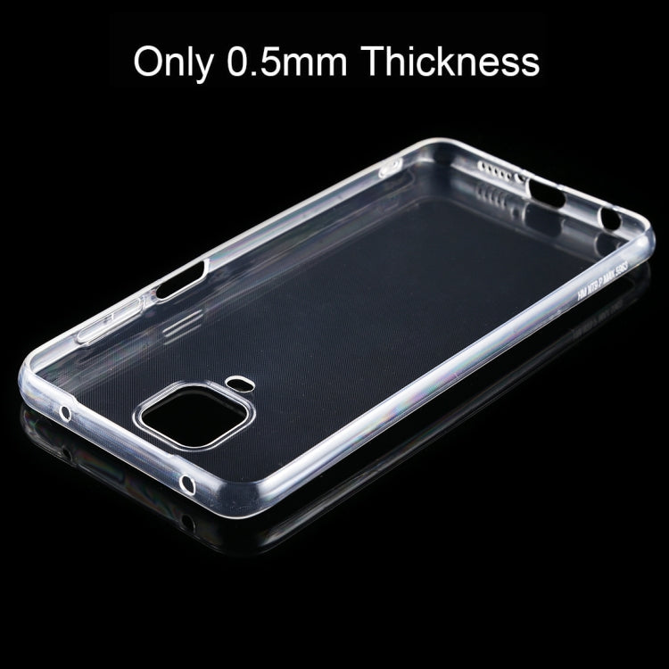 For Xiaomi Redmi Note 9 Pro 0.5mm Ultrathin Transparent TPU Soft Protective Case
