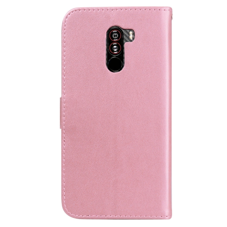 Rose Embossed Horizontal Flip PU Leather Case for Xiaomi Pocophone F1 , with Holder & Card Slots & Wallet, For Xiaomi Poco F1