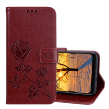 Load image into Gallery viewer, Rose Embossed Horizontal Flip PU Leather Case for Xiaomi Pocophone F1 , with Holder &amp; Card Slots &amp; Wallet