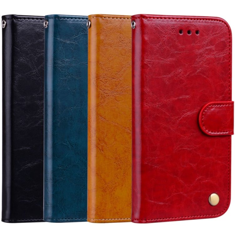 Business Style Oil Wax Texture Horizontal Flip Leather Case for Xiaomi Pocophone F1 , with Holder & Card Slots & Wallet