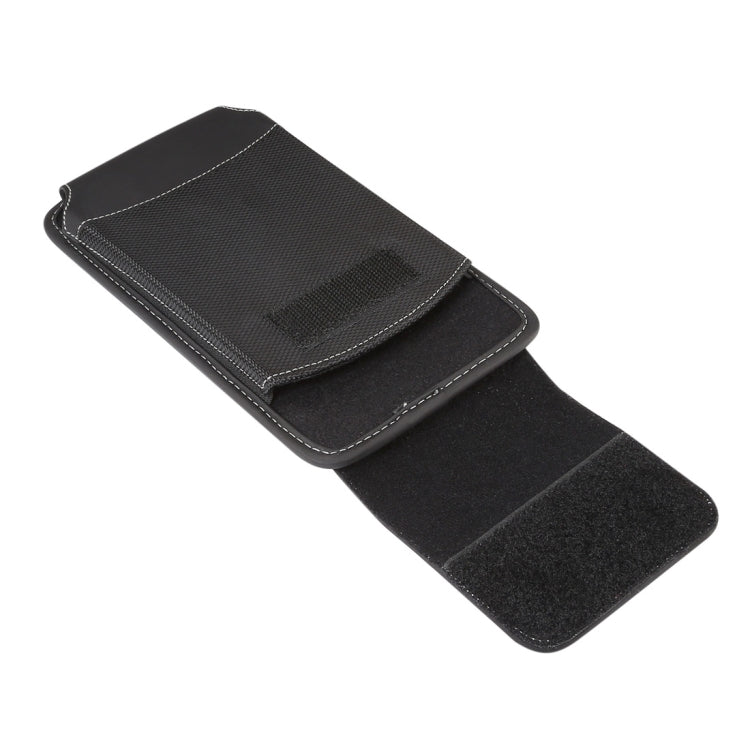 Universal Hanging Waist Oxford Cloth Case for 6.4-6.5 inch Mobile Phones, with Carabiner