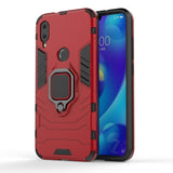PC + TPU Shockproof Protective Case for Xiaomi Mi Play, with Magnetic Ring Holder