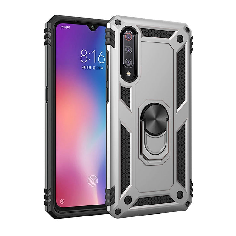 Sergeant Armor Shockproof TPU + PC Protective Case for Xiaomi Mi 9, with 360 Degree Rotation Holder