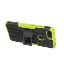 Load image into Gallery viewer, Shockproof  PC + TPU Tire Pattern Case for Xiaomi Mi 8 Lite, with Holder, For Xiaomi Mi 8 Lite