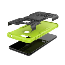 Load image into Gallery viewer, Shockproof  PC + TPU Tire Pattern Case for Xiaomi Mi 8 Lite, with Holder, For Xiaomi Mi 8 Lite