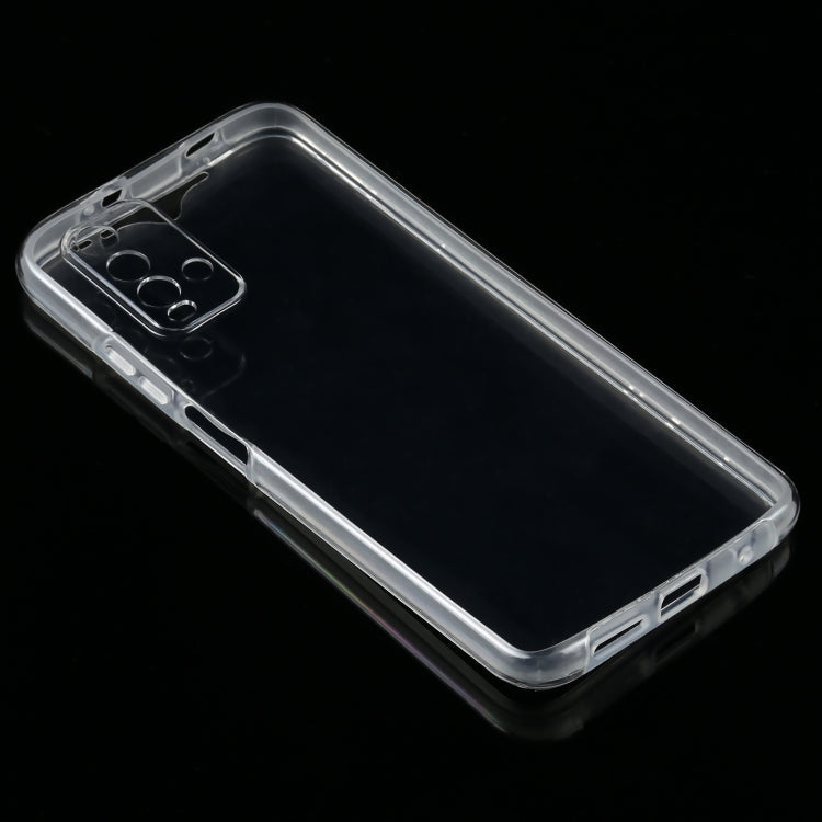 For Xiaomi Redmi Note 9 4G PC+TPU Ultra-Thin Double-Sided All-Inclusive Transparent Mobile Phone Case