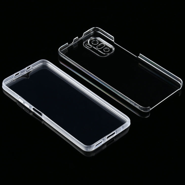 For Xiaomi Redmi K40 PC+TPU Ultra-Thin Double-Sided All-Inclusive Transparent Case