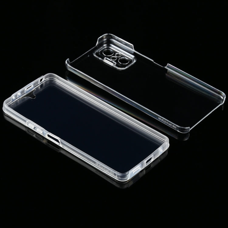 For Xiaomi Redmi Note 10 Pro PC+TPU Ultra-Thin Double-Sided All-Inclusive Transparent Case