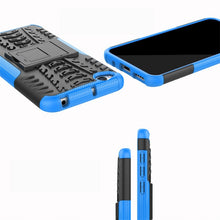 Load image into Gallery viewer, Tire Texture TPU+PC Shockproof Protective Case for Xiaomi Redmi Go, with Holder, For Xiaomi Redmi Go