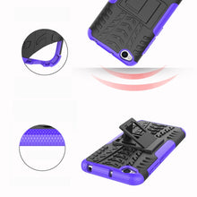 Load image into Gallery viewer, Tire Texture TPU+PC Shockproof Protective Case for Xiaomi Redmi Go, with Holder, For Xiaomi Redmi Go
