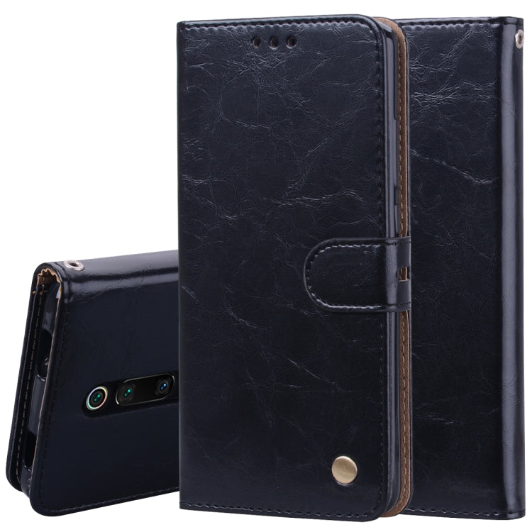 Business Style Oil Wax Texture Horizontal Flip Leather Case for Xiaomi Redmi K20 / K20 Pro, with Holder & Card Slots & Wallet, For Xiaomi Redmi K20 / K20 Pro