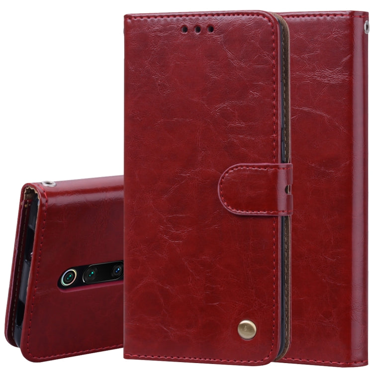 Business Style Oil Wax Texture Horizontal Flip Leather Case for Xiaomi Redmi K20 / K20 Pro, with Holder & Card Slots & Wallet, For Xiaomi Redmi K20 / K20 Pro