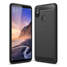 Load image into Gallery viewer, Brushed Texture Carbon Fiber Shockproof TPU Case for Xiaomi Mi Max 3, For Xiaomi Mi Max 3