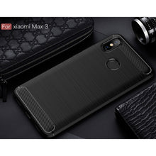Load image into Gallery viewer, Brushed Texture Carbon Fiber Shockproof TPU Case for Xiaomi Mi Max 3