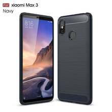 Load image into Gallery viewer, Brushed Texture Carbon Fiber Shockproof TPU Case for Xiaomi Mi Max 3, For Xiaomi Mi Max 3