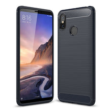 Load image into Gallery viewer, Brushed Texture Carbon Fiber Shockproof TPU Case for Xiaomi Mi Max 3, For Xiaomi Mi Max 3