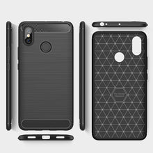 Load image into Gallery viewer, Brushed Texture Carbon Fiber Shockproof TPU Case for Xiaomi Mi Max 3, For Xiaomi Mi Max 3