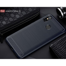 Load image into Gallery viewer, Brushed Texture Carbon Fiber Shockproof TPU Case for Xiaomi Mi Max 3, For Xiaomi Mi Max 3