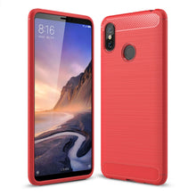 Load image into Gallery viewer, Brushed Texture Carbon Fiber Shockproof TPU Case for Xiaomi Mi Max 3, For Xiaomi Mi Max 3