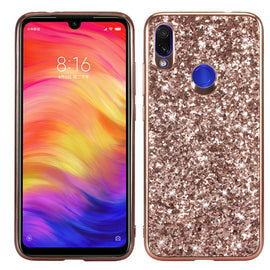 Glitter Powder Shockproof TPU Case for Xiaomi Redmi Note 7