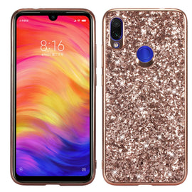 Glitter Powder Shockproof TPU Case for Xiaomi Redmi Note 7