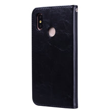 Load image into Gallery viewer, Business Style Oil Wax Texture Horizontal Flip Leather Case for Xiaomi Mi 8, with Holder &amp; Card Slots &amp; Wallet