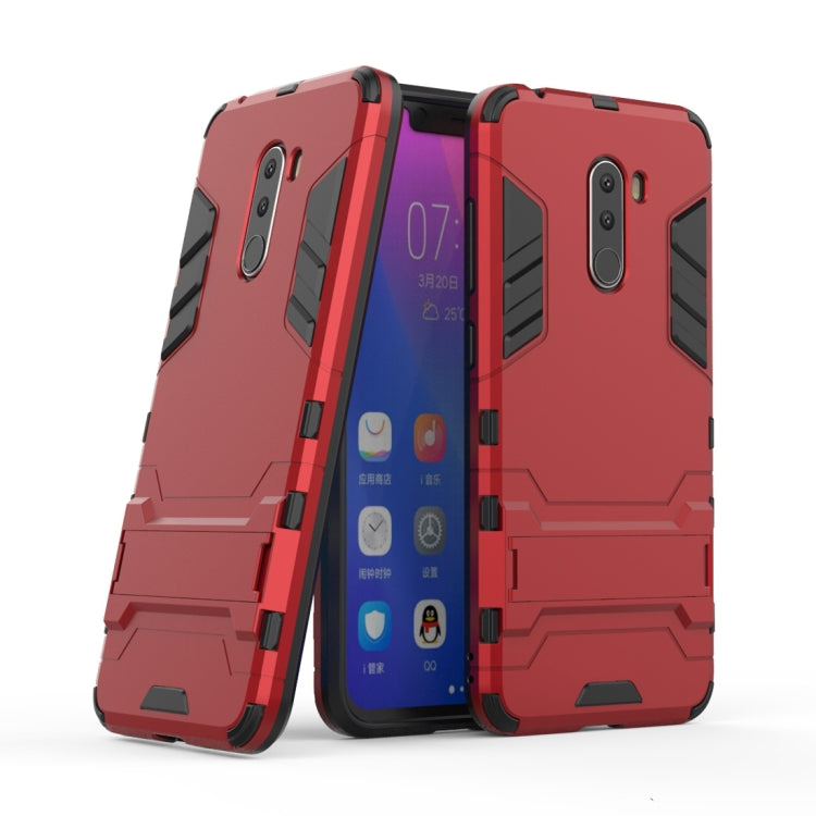 Shockproof PC + TPU  Case for Xiaomi Pocophone F1, with Holder