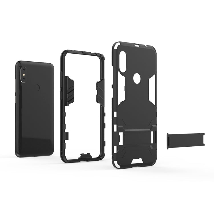 Shockproof PC + TPU  Case for Xiaomi Redmi Note 6, with Holder