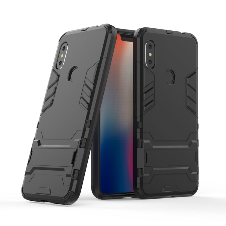 Shockproof PC + TPU  Case for Xiaomi Redmi Note 6, with Holder