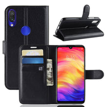 Load image into Gallery viewer, Litchi Texture Horizontal Flip Leather Case for Xiaomi Redmi Note 7, with Wallet &amp; Holder &amp; Card Slots